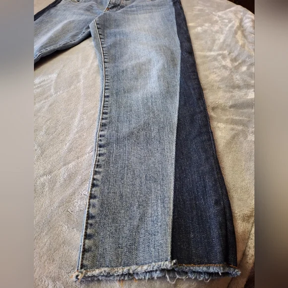 Kut from the Kloth Blue Ankle Cropped Jeans with Skinny Fit - Picture 4 of 10